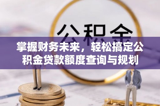 阎良掌握财务未来，轻松搞定公积金贷款额度查询与规划